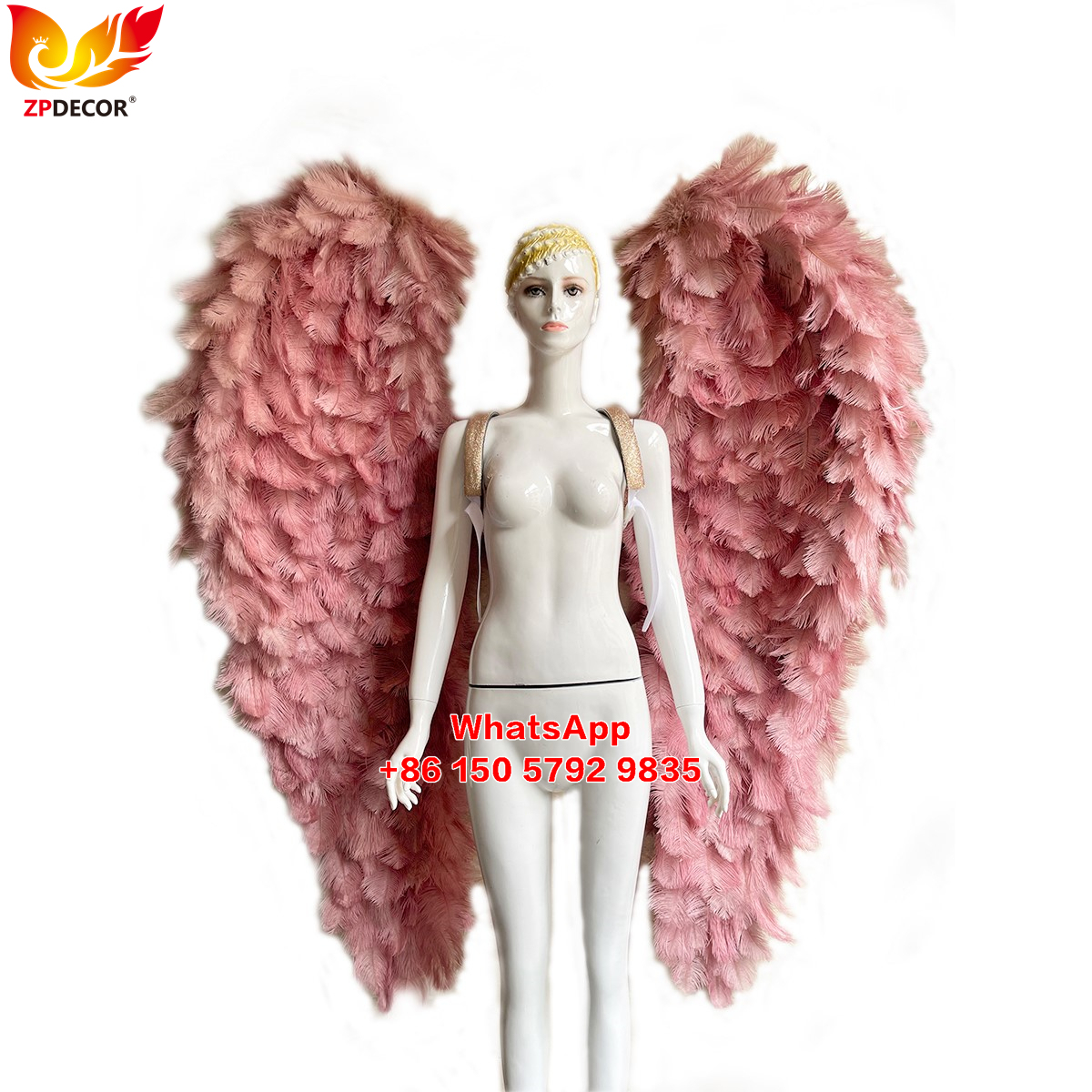 Zpdecor Feathers Ostrich Feathers Wing Outfits