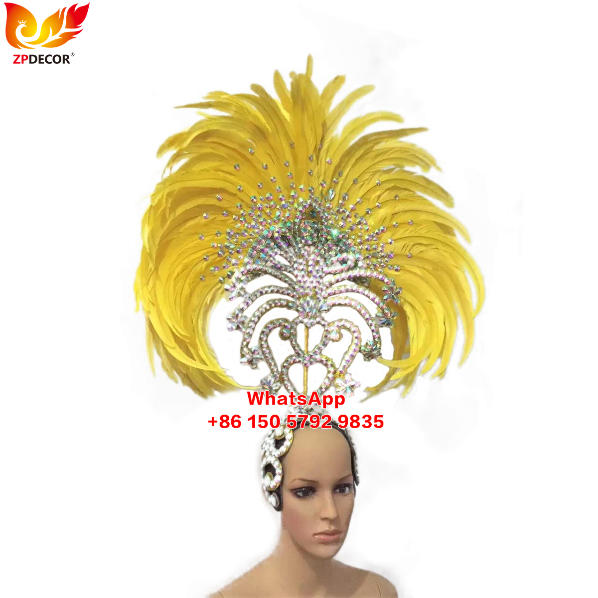 Zpdecor Feathers Hademade Rooster Feathers Headpieces