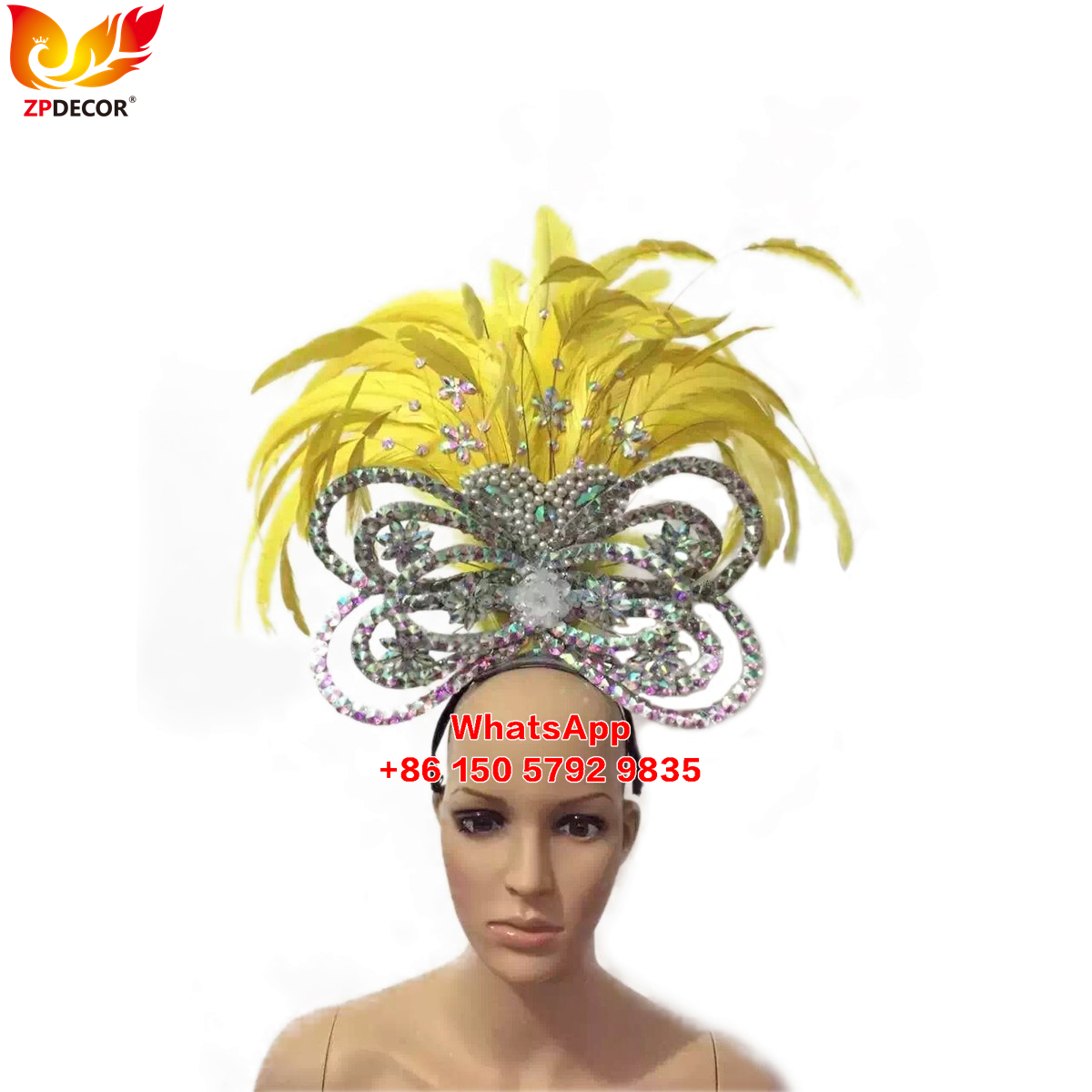 Zpdecor Made Rooster Feathers Headpieces