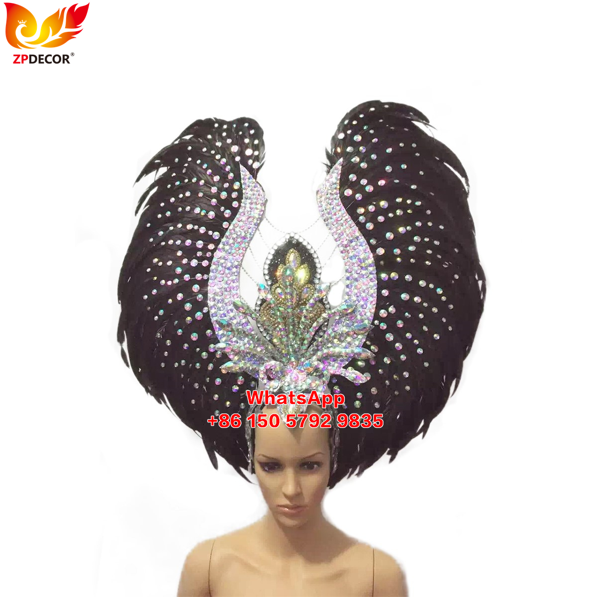 Zpdecor Made Rooster Feathers Headpieces