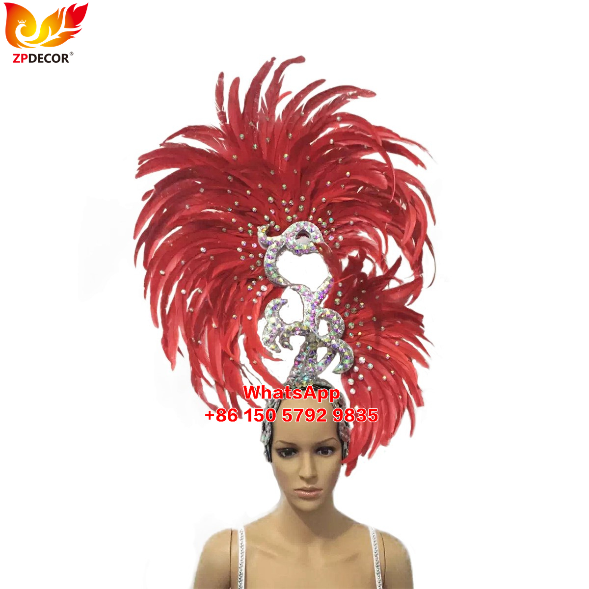 Zpdecor Made Rooster Feathers Headpieces