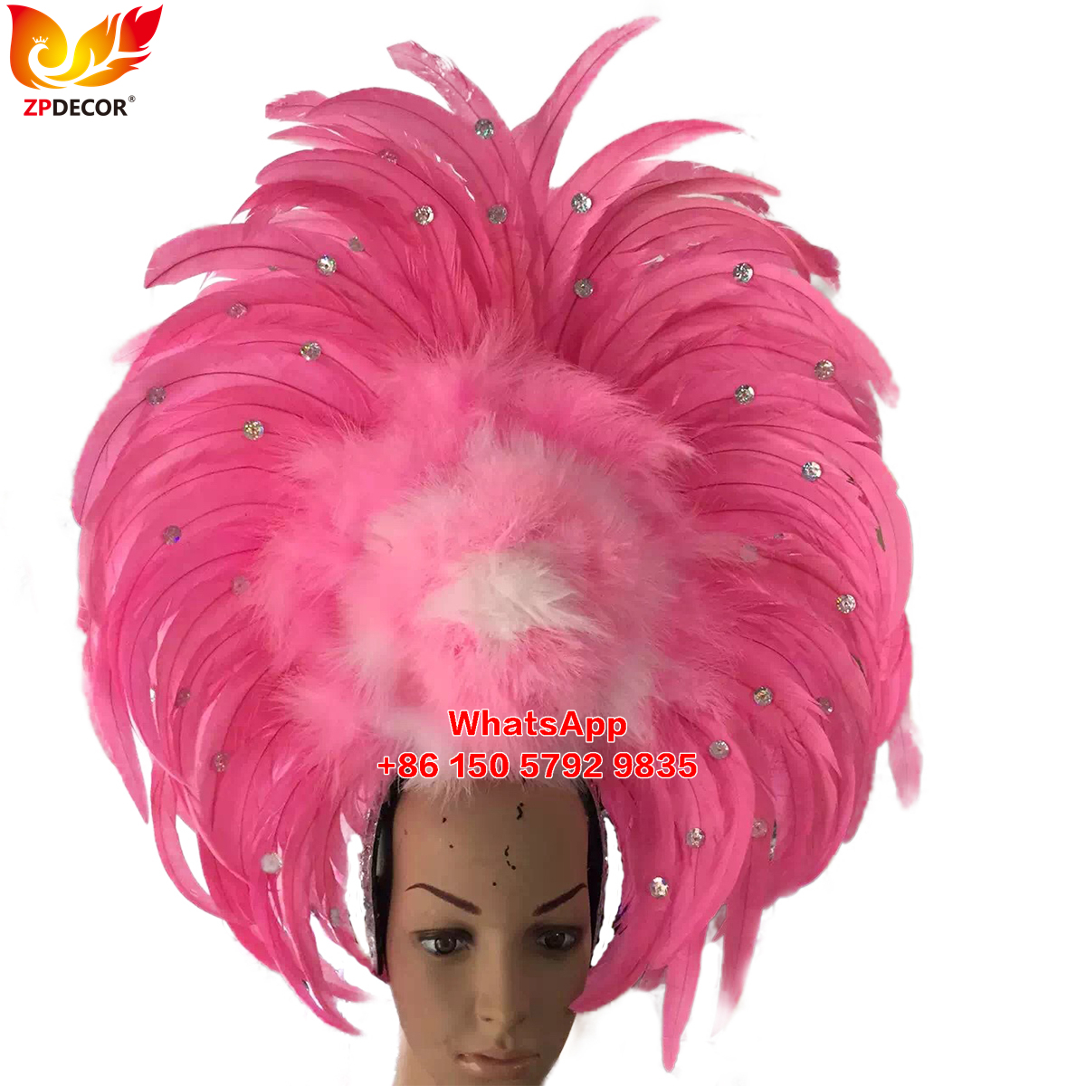 Zpdecor Feathers Rooster Feathers Headpieces