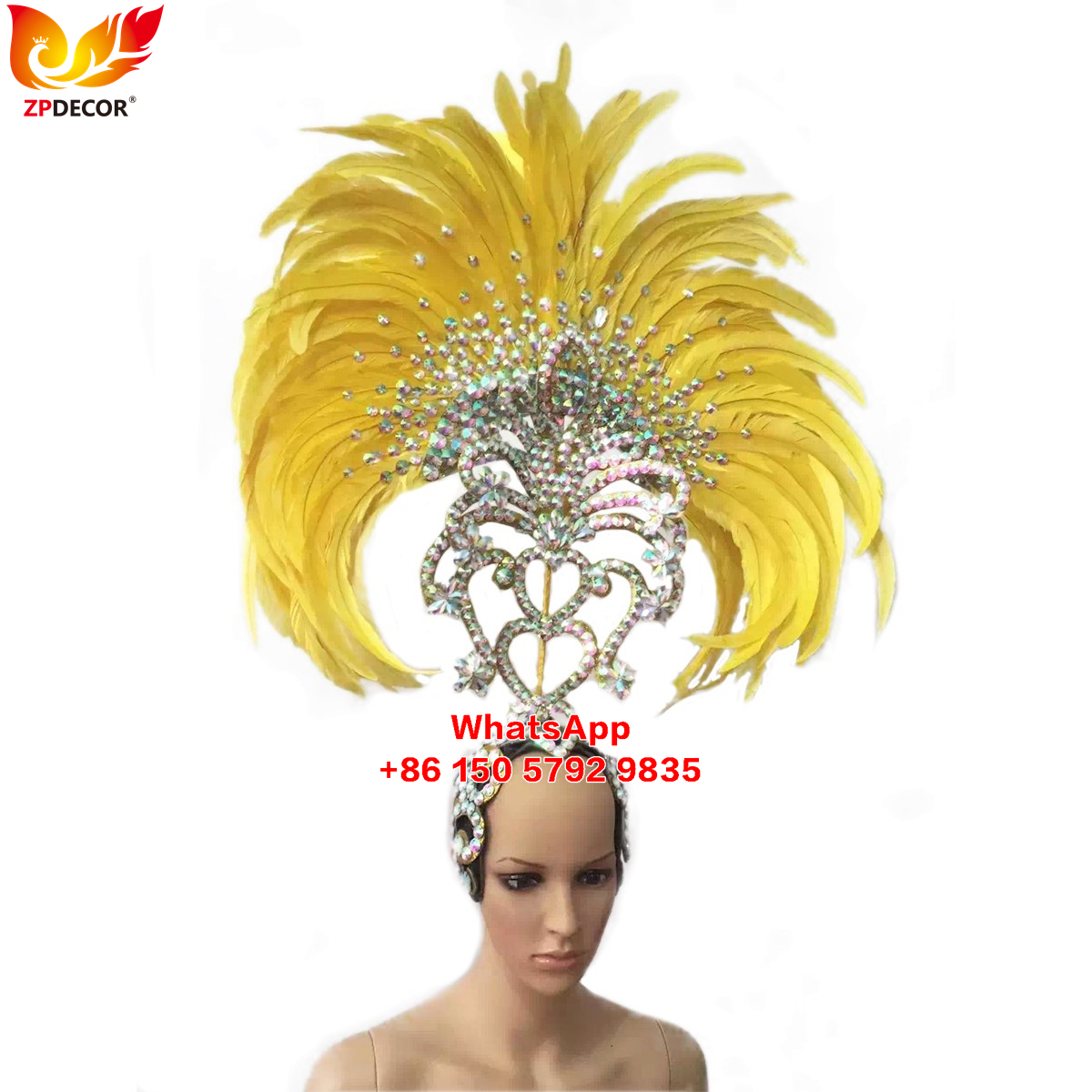 Zpdecor Made Rooster Feathers Headpieces