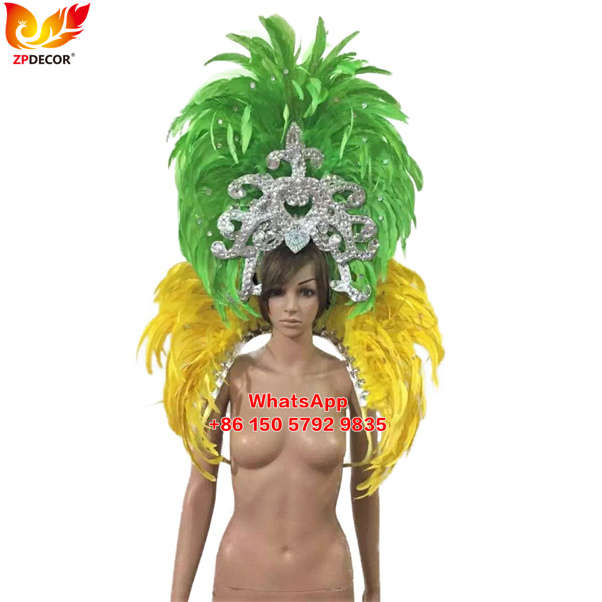 Zpdecor Feathers Hademade Rooster Feathers Headpieces