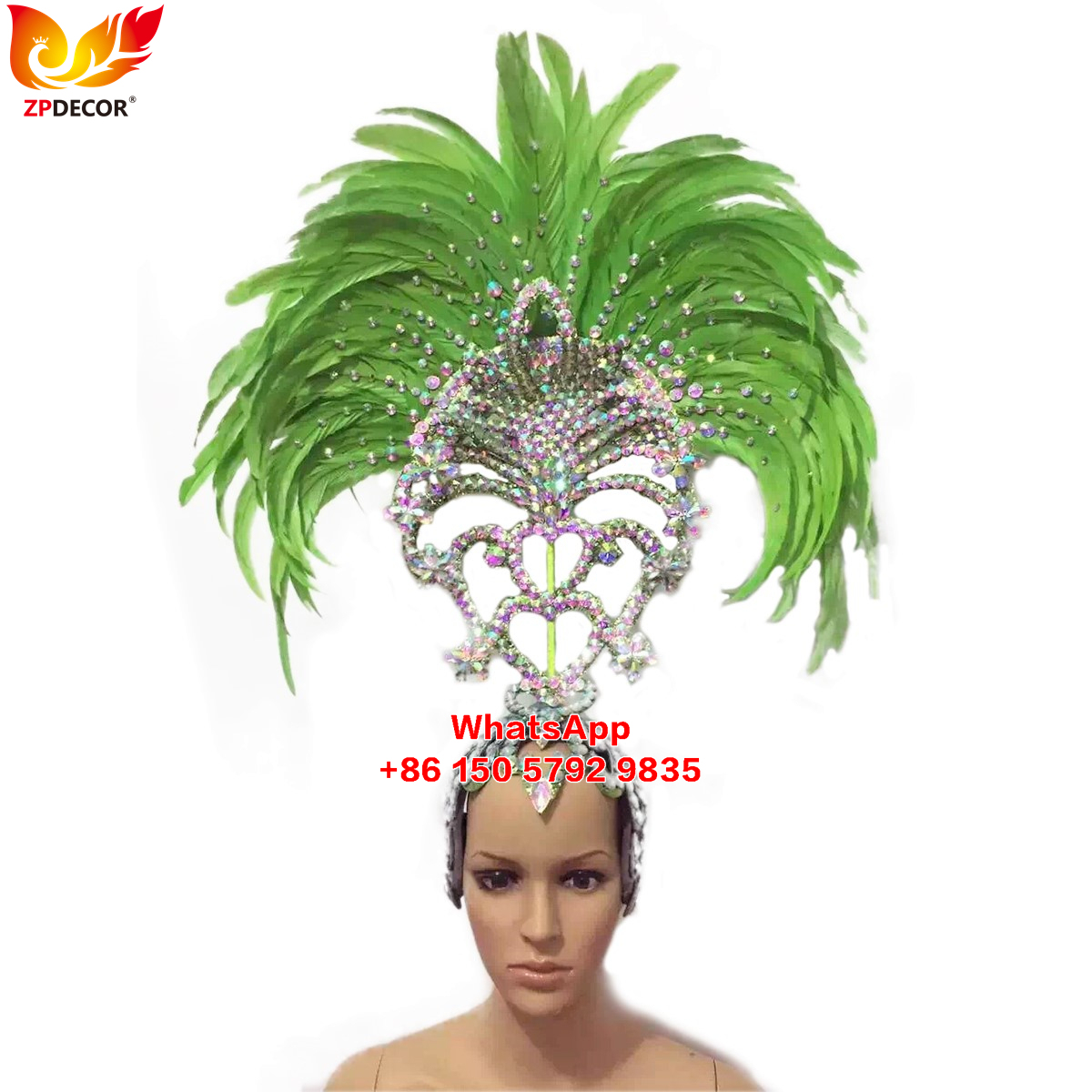 Zpdecor Made Rooster Feathers Headpieces