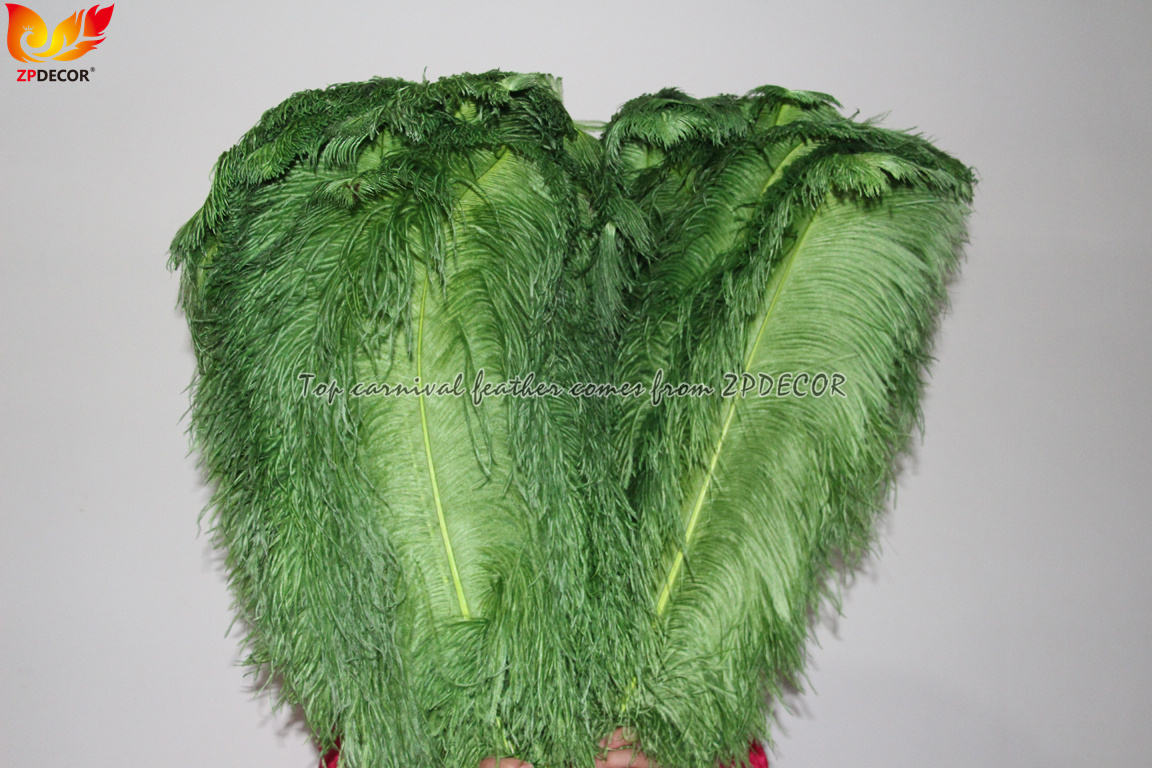 Zpdecor Feathers Wholsale 70-75cm Olive Green Ostrich Feathers