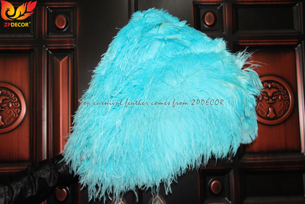 Zpdecor Feathers Wholsale Light Blue Ostrich Feathers
