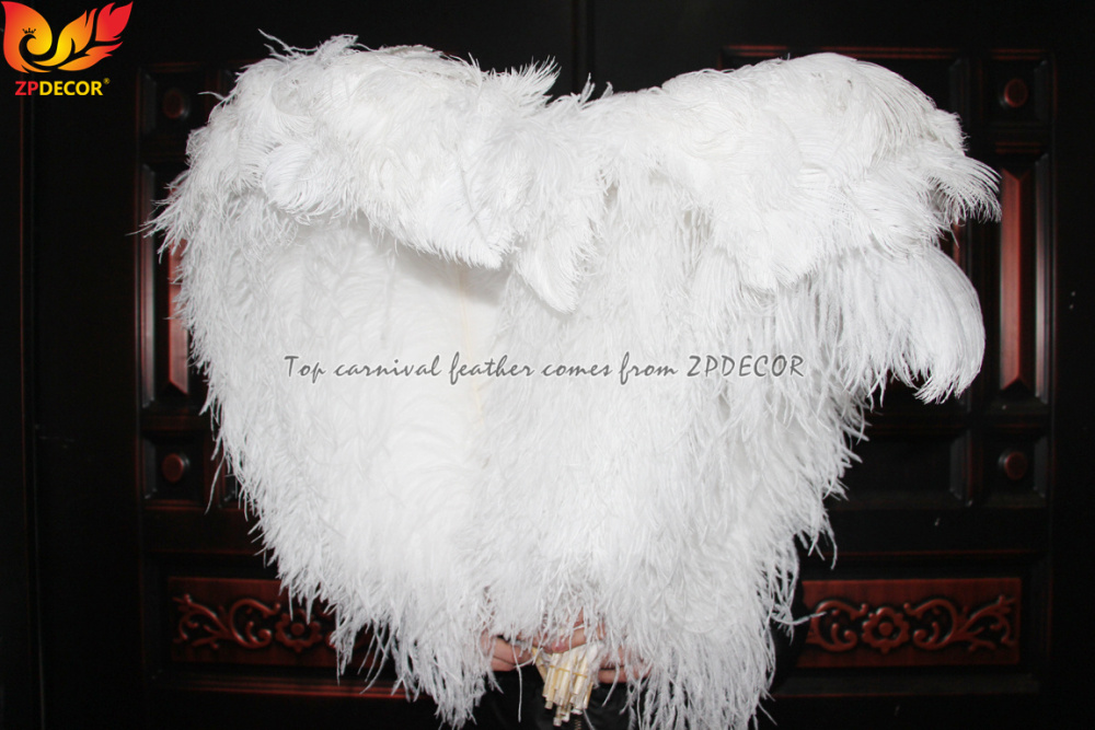 Zpdecor Feathers Factory Wholsale 70-75cm Large White Ostrich Feathers