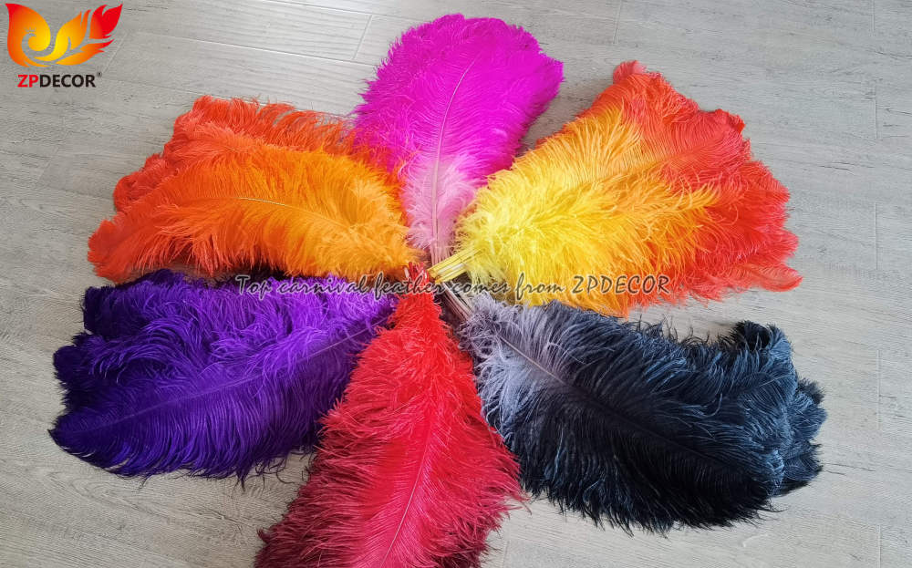 Zpdecor Feathers Wholsale Dyed Ostrich Feathers
