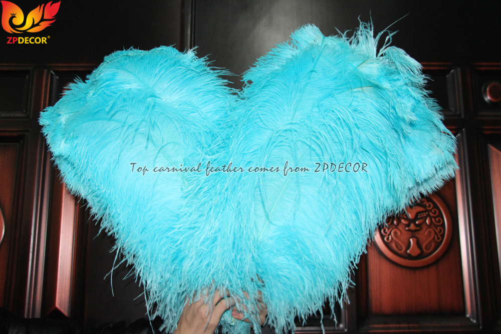 Zpdecor Feathers Wholsale Light Blue Ostrich Feathers