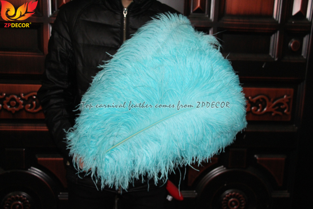 Zpdecor Feathers Wholsale Light Blue Ostrich Feathers