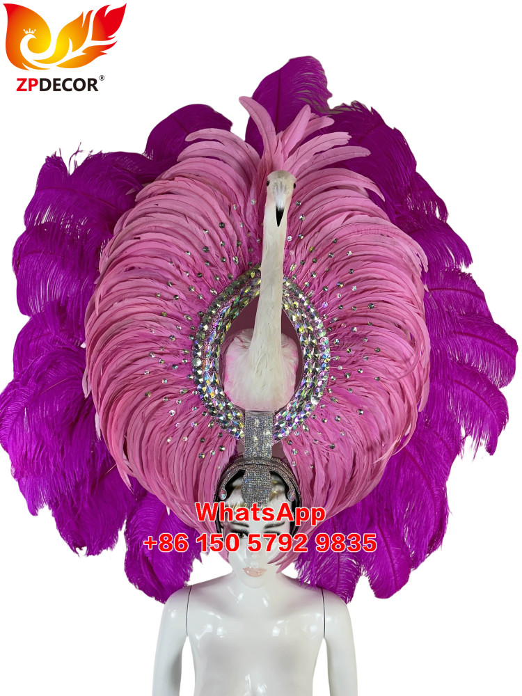 Zpdecor Feathers Wholesale Hademade Ostrich Feathers Headpieces