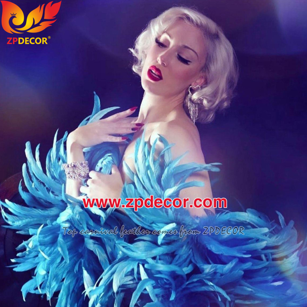 Zpdecor Feathers Factory Customized Coque Feathers Boa for Fashion clothes