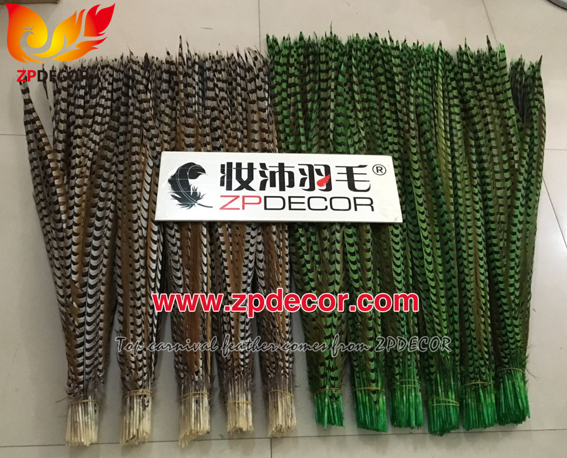 Zpdecor Feathers Factory Wholesale Dyed Reeves Pheasant Tail Feathers