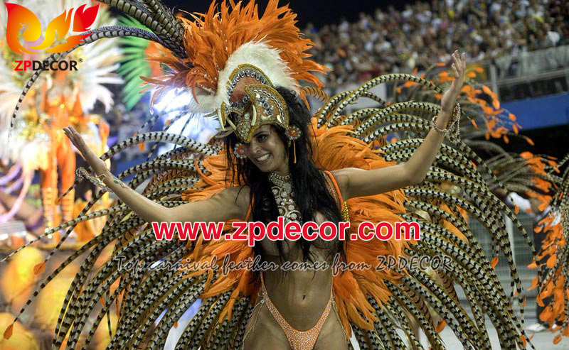 Factory Wholesale Reeves Pheasant Tail Feathers for Carnival Costumes