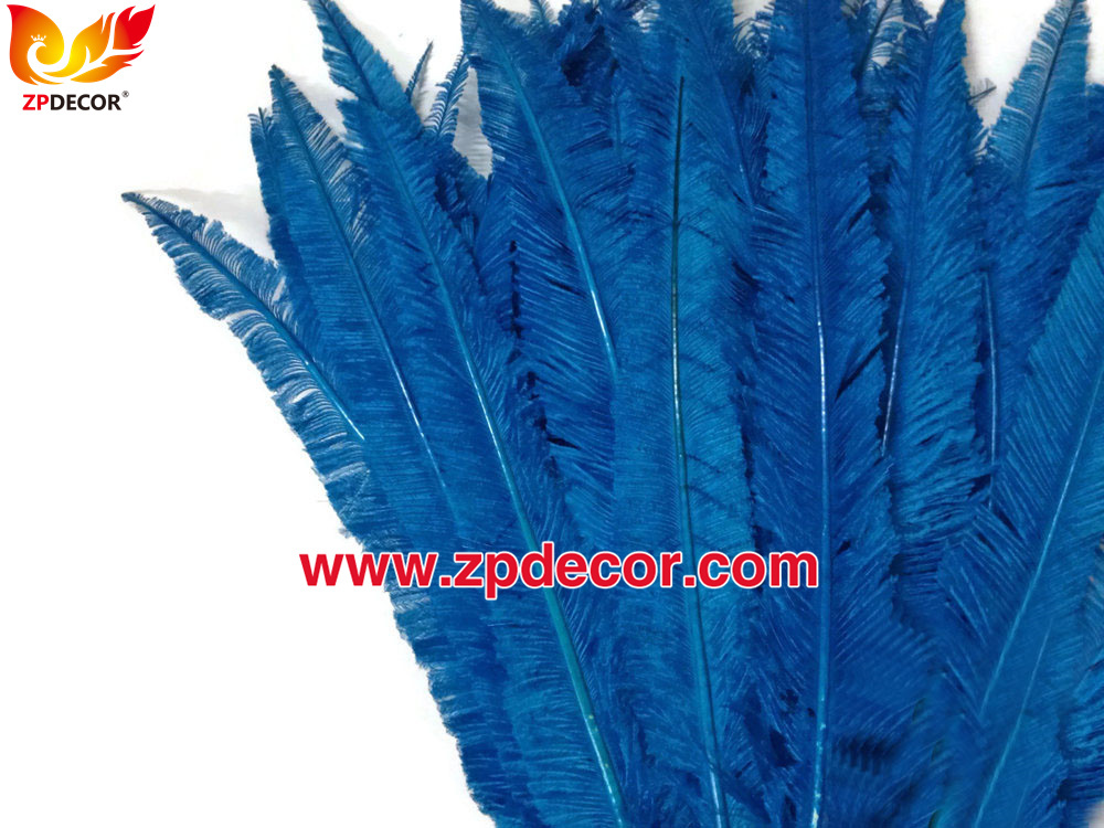 Zpdecor Feathers Factory Wholesale Trimmed Hot Pink Ostrich Nandu Feathers for Carnival Costumes