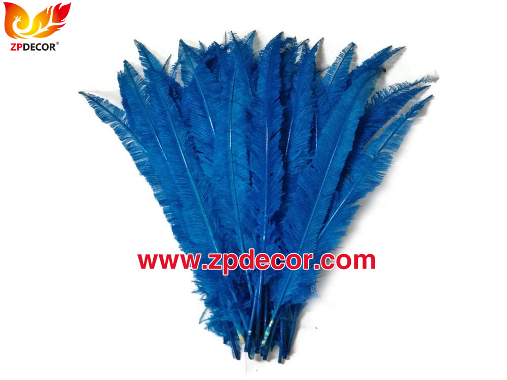 Zpdecor Feathers Factory Wholesale Trimmed Hot Pink Ostrich Nandu Feathers for Carnival Costumes