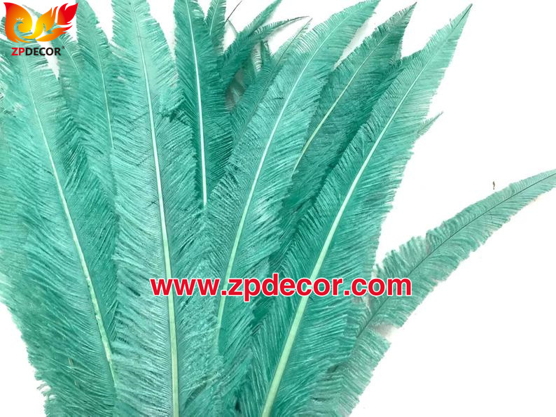 Zpdecor Feathers Factory Wholesale Trimmed Red Ostrich Nandu Feathers for Carnival Costumes
