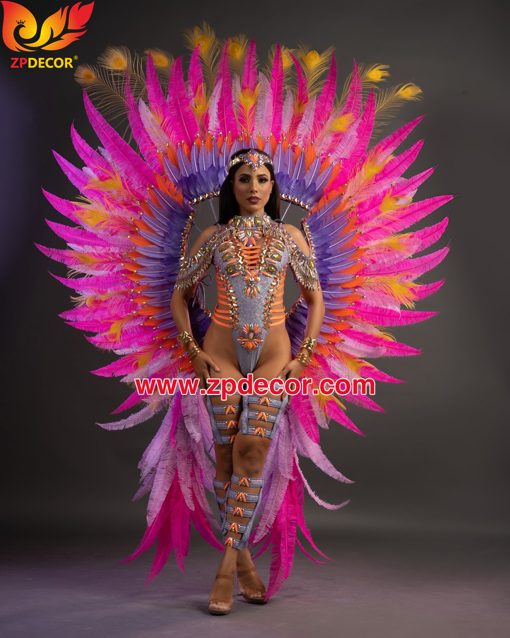 Zpdecor Feathers Factory Wholesale Trimmed Ostrich Nandu Feathers for Carnival Costumes