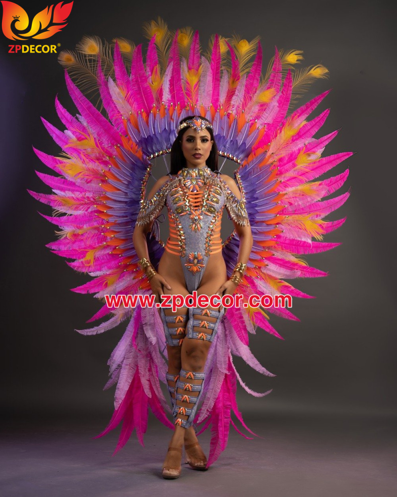 Zpdecor Feathers Factory Wholesale Trimmed Ostrich Nandu Feathers for Carnival Costumes