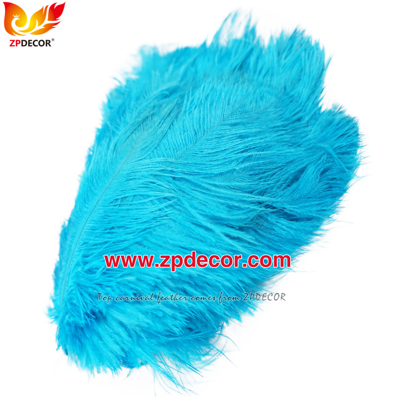 Zpdecor Feathers Factory Wholesale 15-20 cm White and Dyed Ostrich Feathers for Wedding Decoration