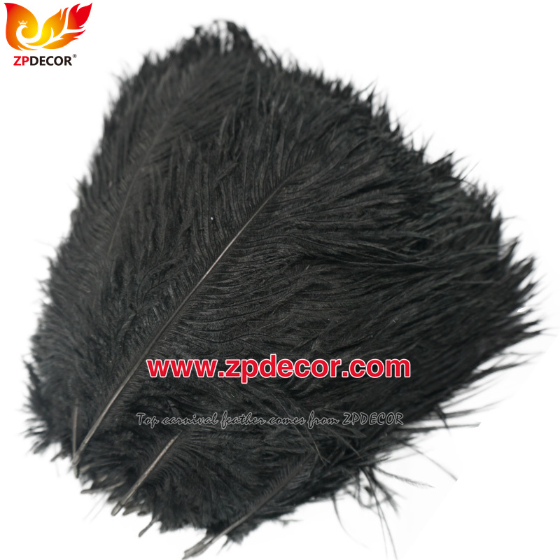 Zpdecor Feathers Factory Wholesale 15-20 cm White and Dyed Ostrich Feathers for Wedding Decoration