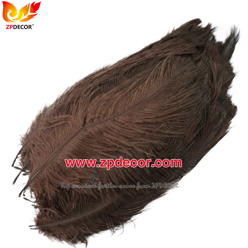 Zpdecor Feathers Factory Wholesale 15-20 cm White and Dyed Ostrich Feathers for Wedding Decoration