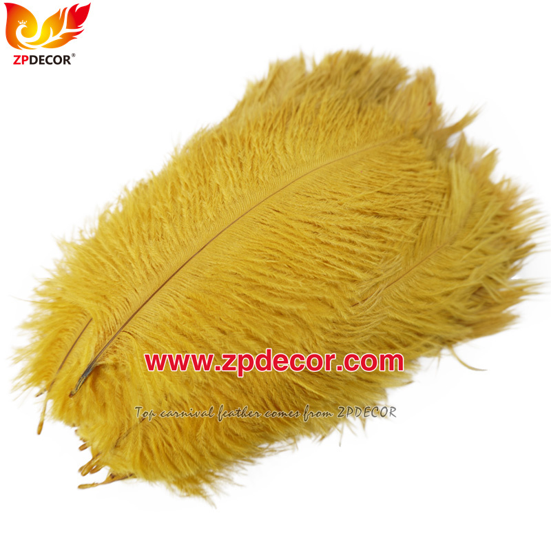 Zpdecor Feathers Factory Wholesale 15-20 cm White and Dyed Ostrich Feathers for Wedding Decoration
