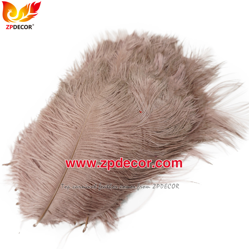 Zpdecor Feathers Factory Wholesale 15-20 cm White and Dyed Ostrich Feathers for Wedding Decoration