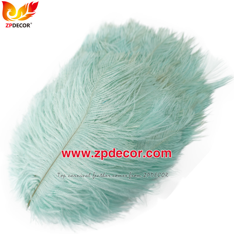 Zpdecor Feathers Factory Wholesale 15-20 cm White and Dyed Ostrich Feathers for Wedding Decoration