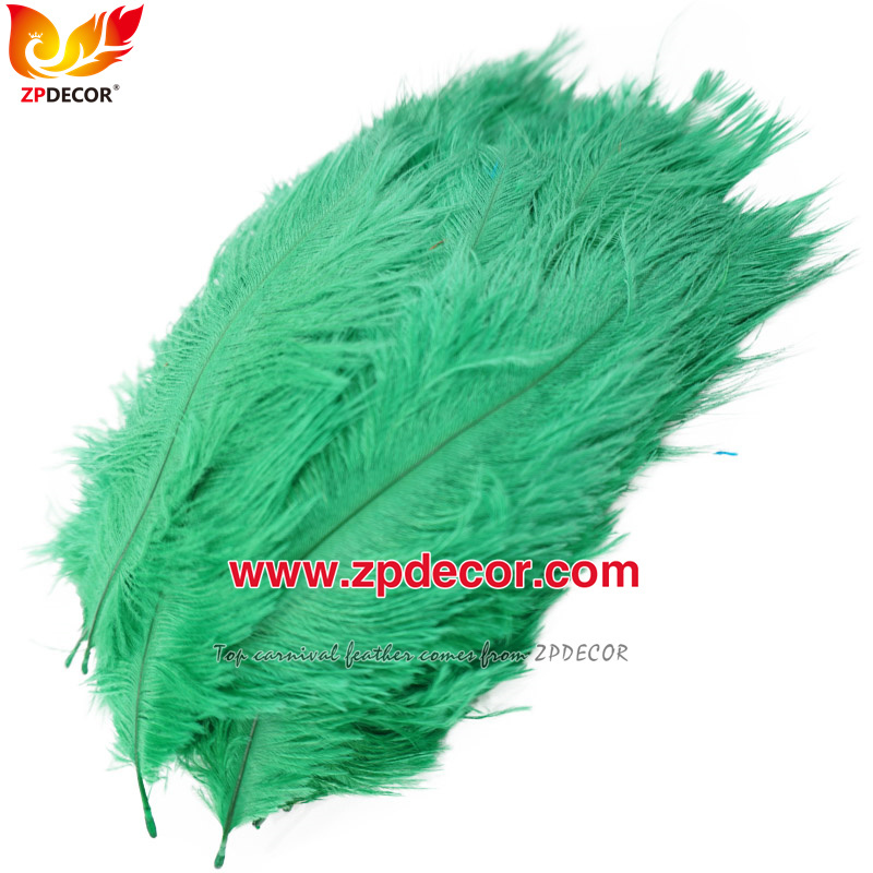 Zpdecor Feathers Factory Wholesale 15-20 cm White and Dyed Ostrich Feathers for Wedding Decoration