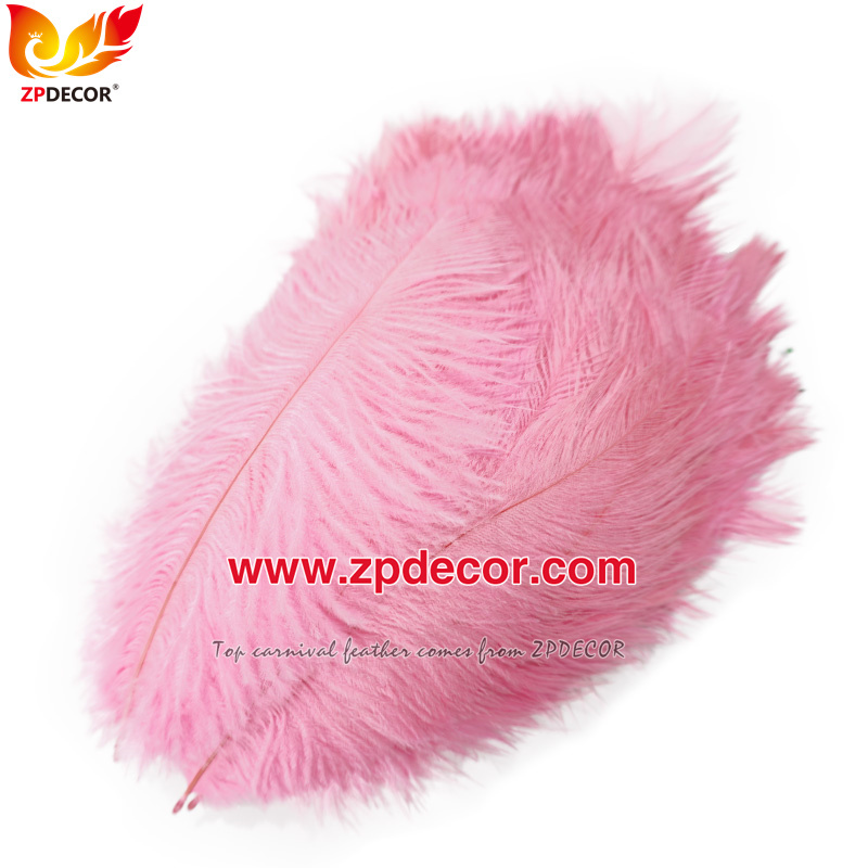 Zpdecor Feathers Factory Wholesale 15-20 cm White and Dyed Ostrich Feathers for Wedding Decoration
