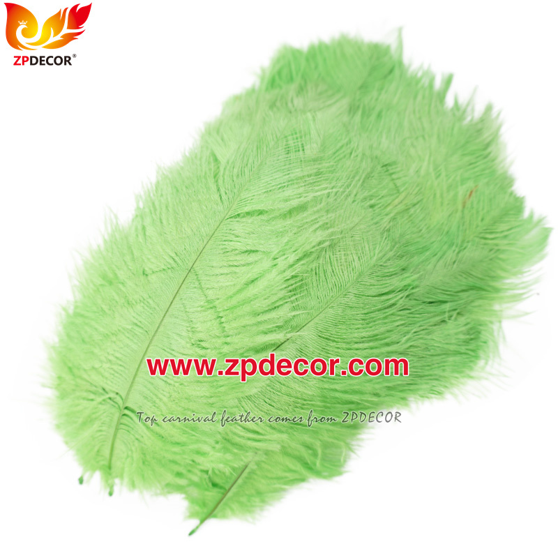 Zpdecor Feathers Factory Wholesale 15-20 cm White and Dyed Ostrich Feathers for Wedding Decoration