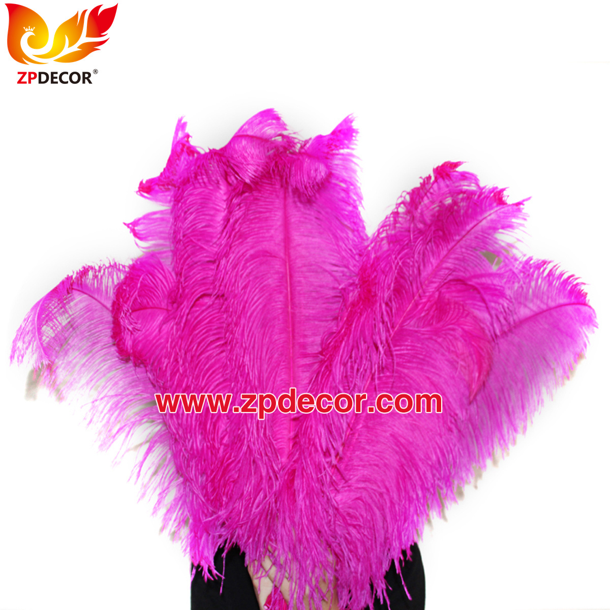 Zpdecor Feathers Wholsale Pink Ostrich Feathers