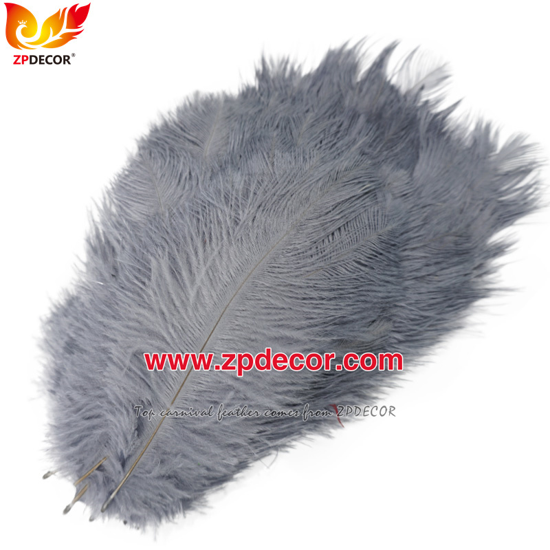 Zpdecor Feathers Factory Wholesale 15-20 cm White and Dyed Ostrich Feathers for Wedding Decoration