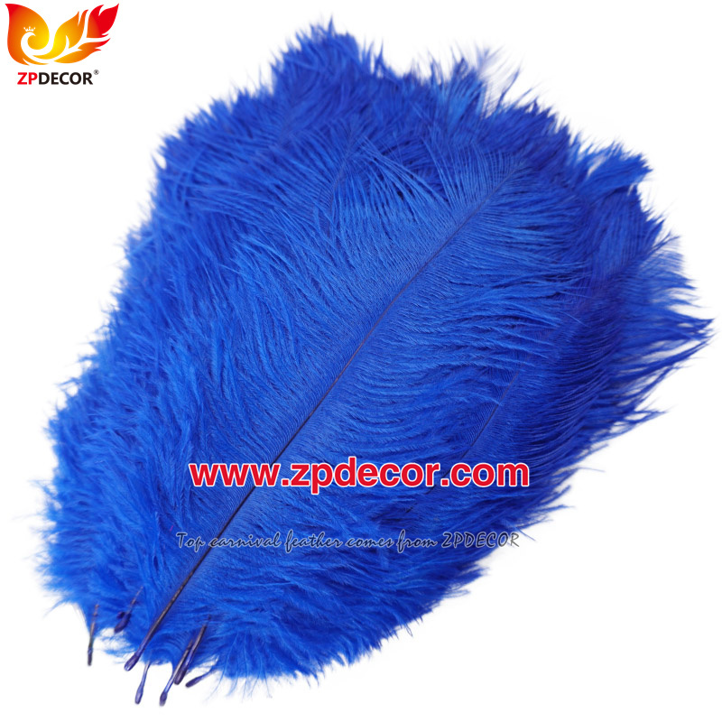 Zpdecor Feathers Factory Wholesale 15-20 cm White and Dyed Ostrich Feathers for Wedding Decoration
