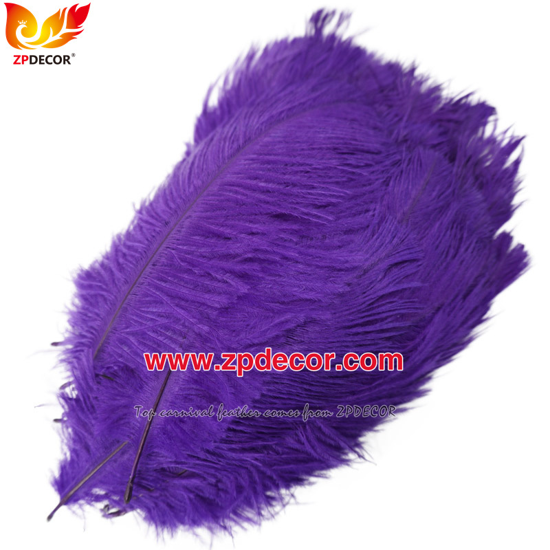 Zpdecor Feathers Factory Wholesale 15-20 cm White and Dyed Ostrich Feathers for Wedding Decoration