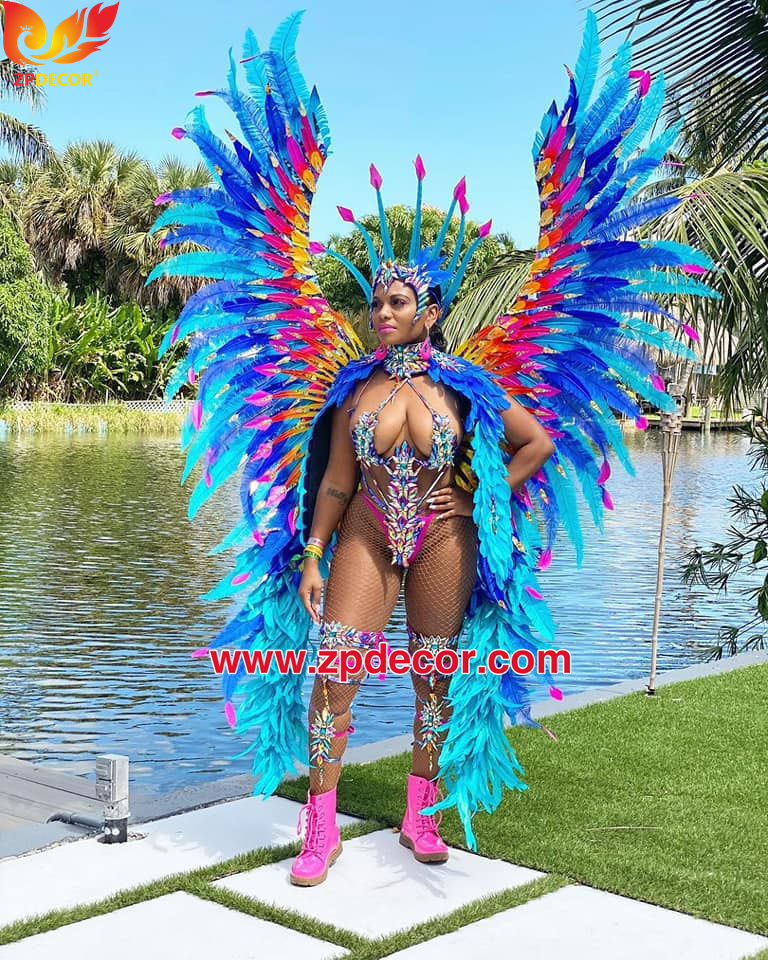 Zpdecor Feathers Factory Wholesale Trimmed Hot Pink Ostrich Nandu Feathers for Carnival Costumes