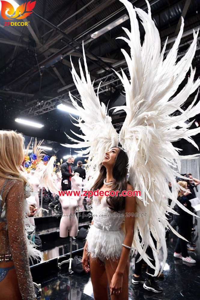 Zpdecor Feather Top Supplier Wholesale Natural Silver Pheasant Tail Feathers for Carnival Costumes Design