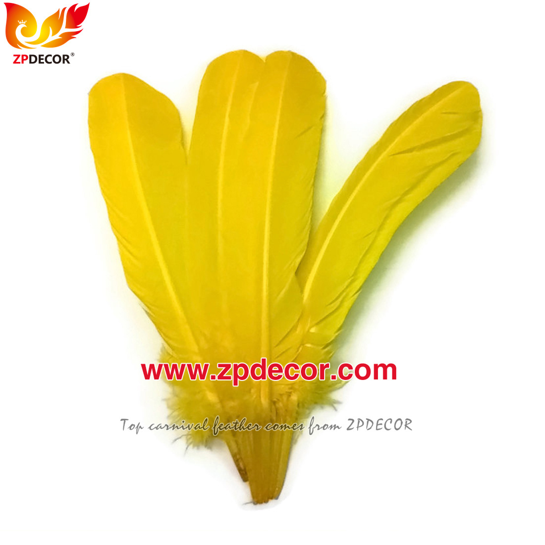 Zpdecor Feathers Factory Wholesale 40-45 cm Directly Dyed Purple Rooster Coque Tail Feathers for Funny Carnival Costume