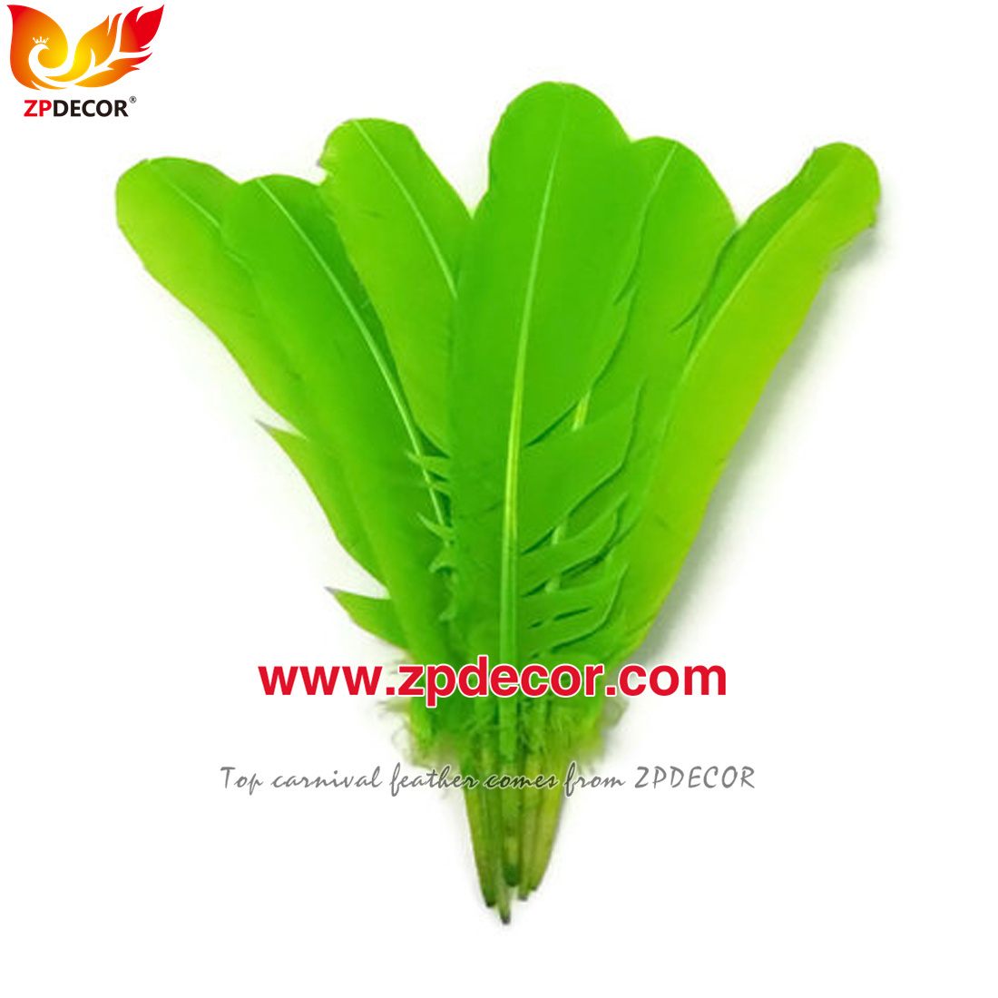 Zpdecor Feathers Factory Wholesale 40-45 cm Directly Dyed Purple Rooster Coque Tail Feathers for Funny Carnival Costume