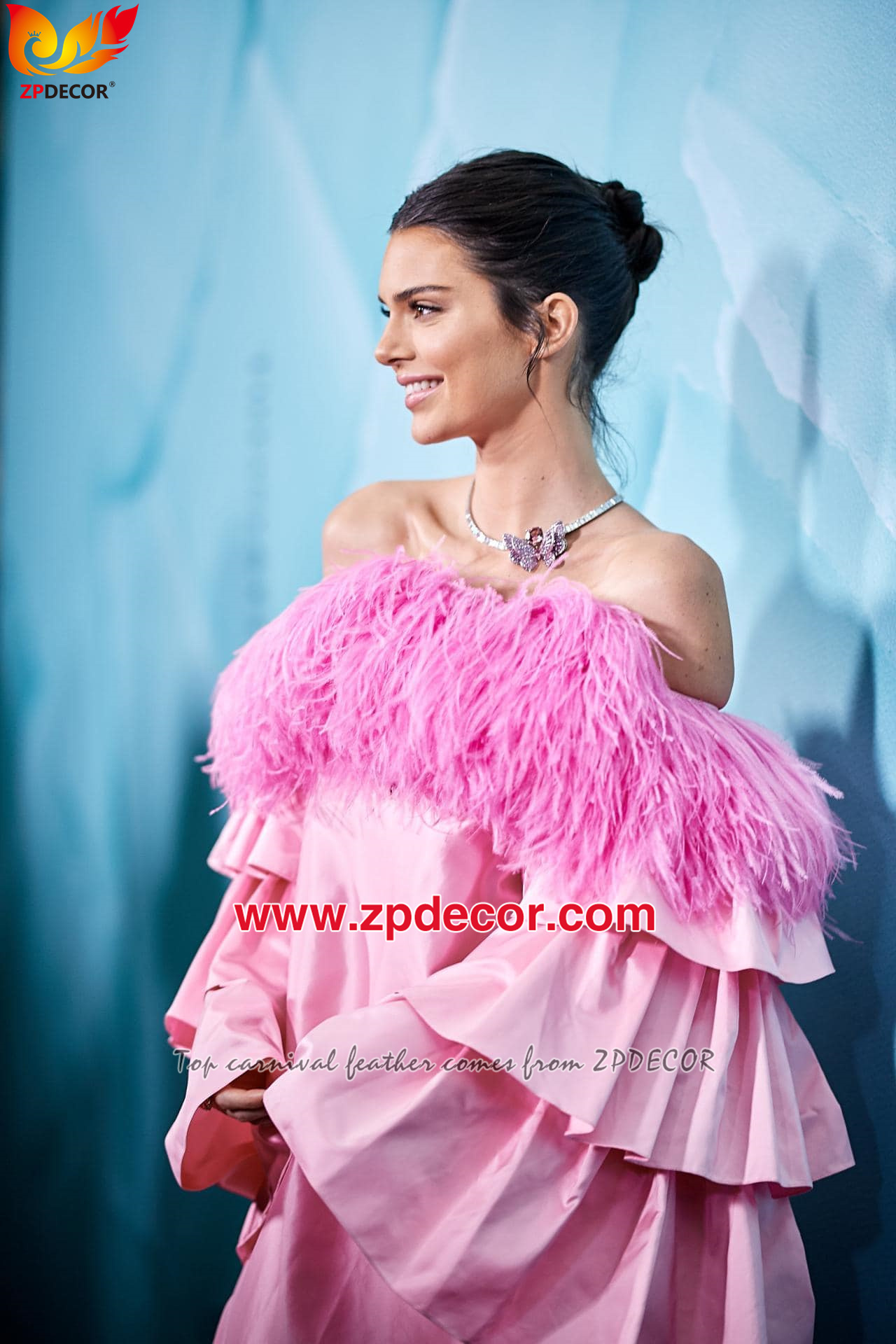 Zpdecor Feathers Factory Wholesale 10-15cm cm Ostrich Feathers Trim for Fashion Costumes Design
