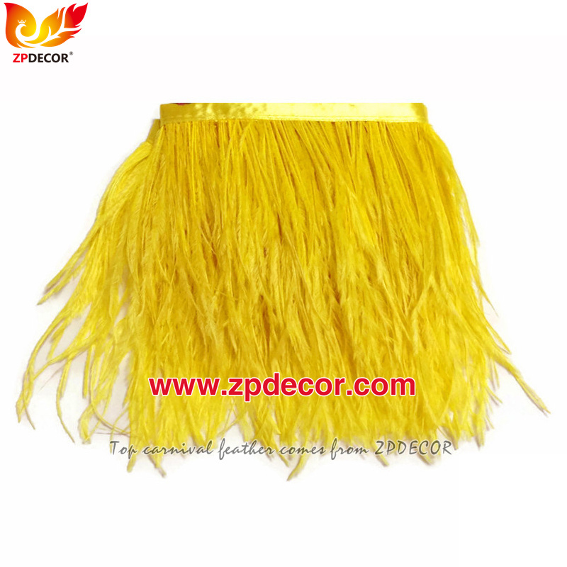 Zpdecor Feathers Factory Wholesale 40-45 cm Directly Dyed Mix Colors Rooster Coque Tail Feathers for Bahams Jankanoo Carnival Costumes