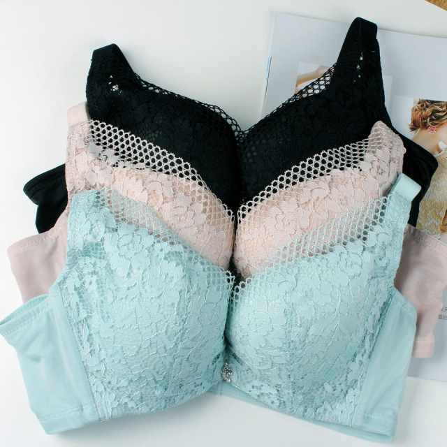 Push up adjust bra and faction wireless sexy lace comfortable bra