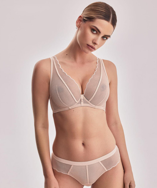 Summer New Breathable Lingerie Sexy Women Underwear Plus Size Bra Brief Sets