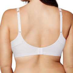 Women Breathable Underwear Plus Size No Steel Ring No Trace Hollow Mesh One-Piece Bra Thin Sports Yoga Bra