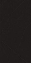 Black center island sintered stone kitchen countertop