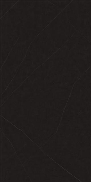 Black center island sintered stone kitchen countertop