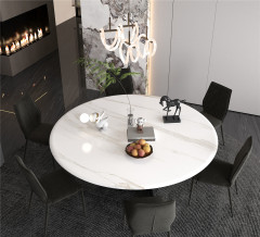 DITUO|Porcelain slab marble surface large format tile sintered stone table,Sintered Stone,1600×1600×12mm