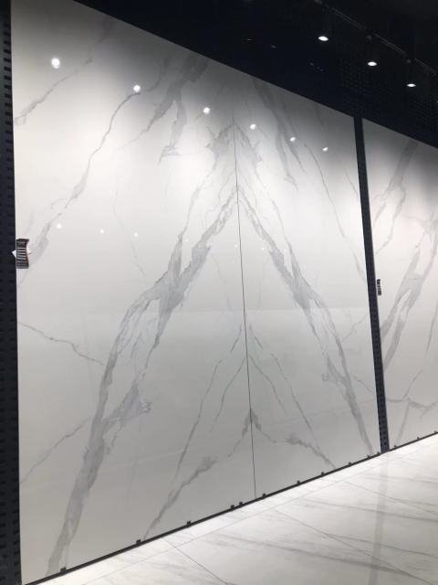 Calacatta white Sintered stone porcelain slab walls Countertop